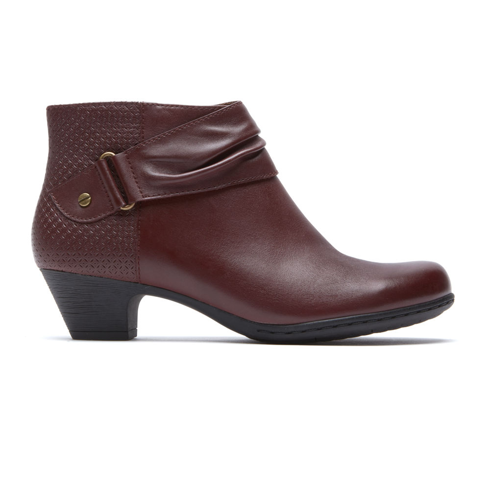 Rockport Støvler Dame Brune - Brynn Rouched - VYCL37849